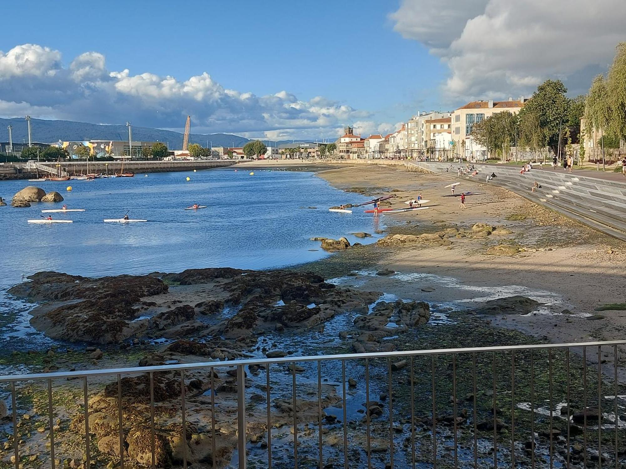 Apartamento Piso En Bouzas Con Vistas A La Ria Vigo Exterior foto